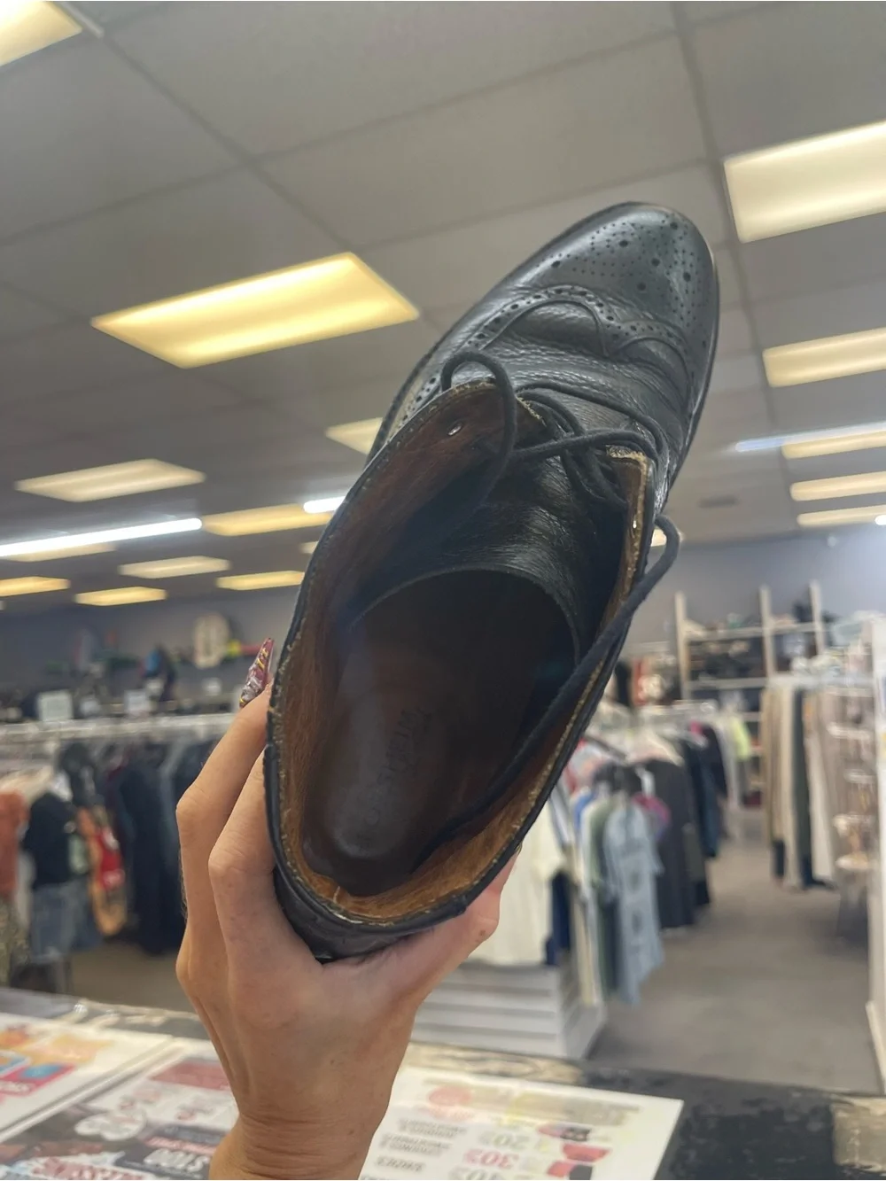 Florsheim Black Leather Wingtip Chukka Boots
